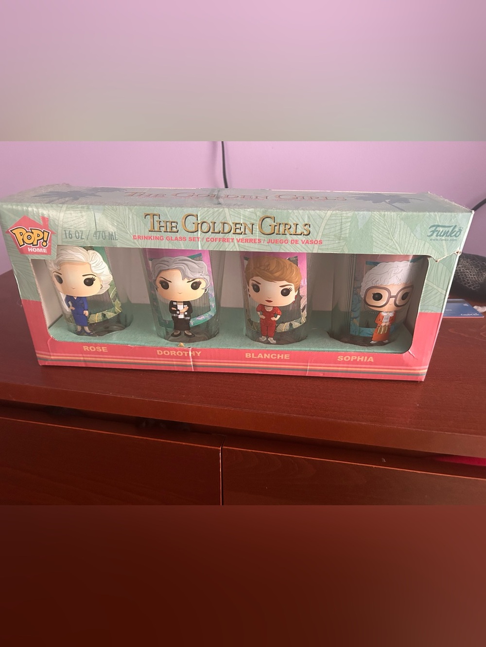 The Golden girls Funko Glasses